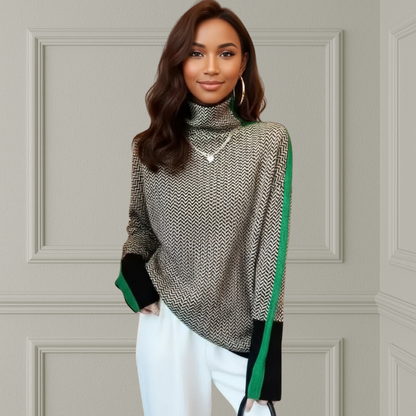 NEREA - Maglione donna a collo alto