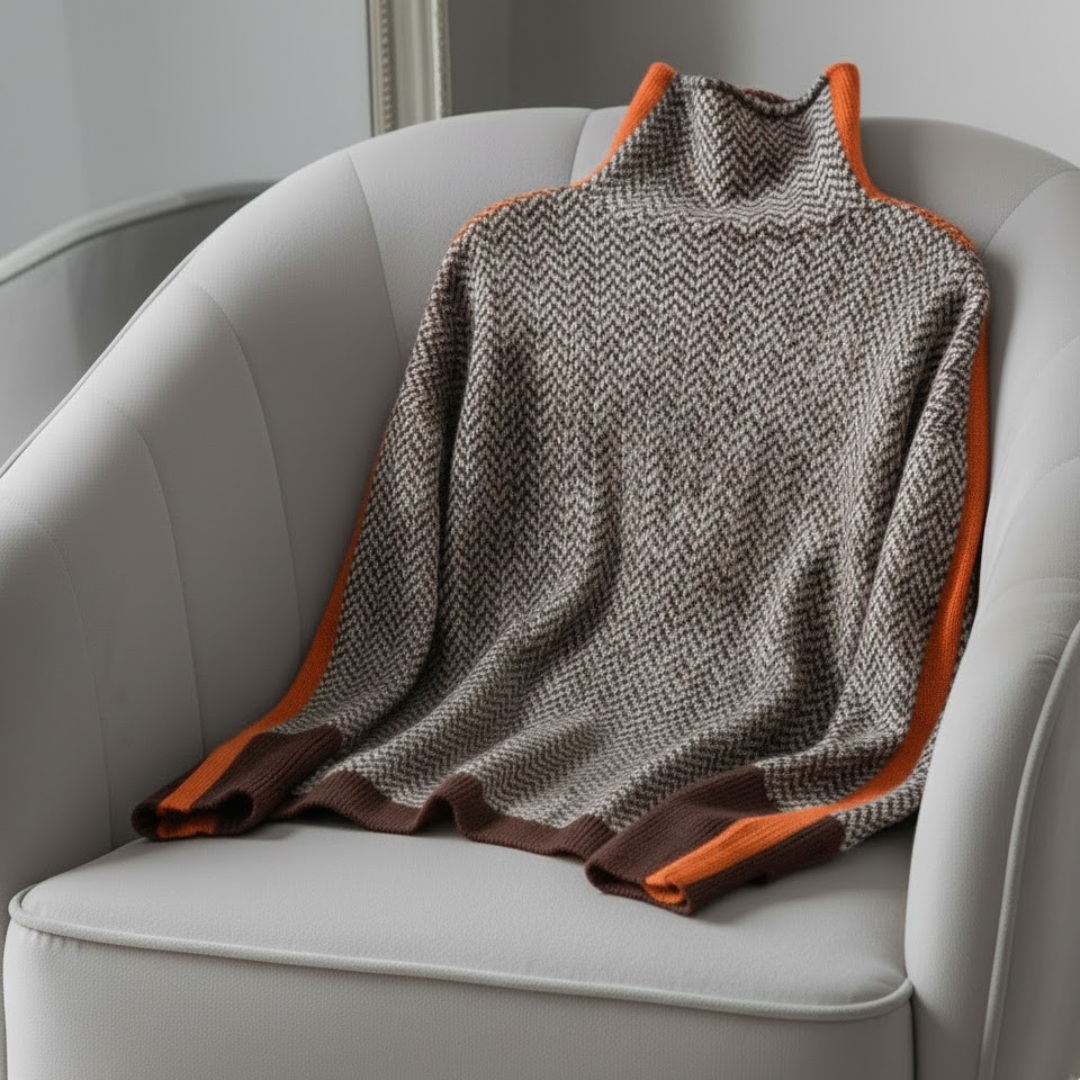 NEREA - Maglione donna a collo alto